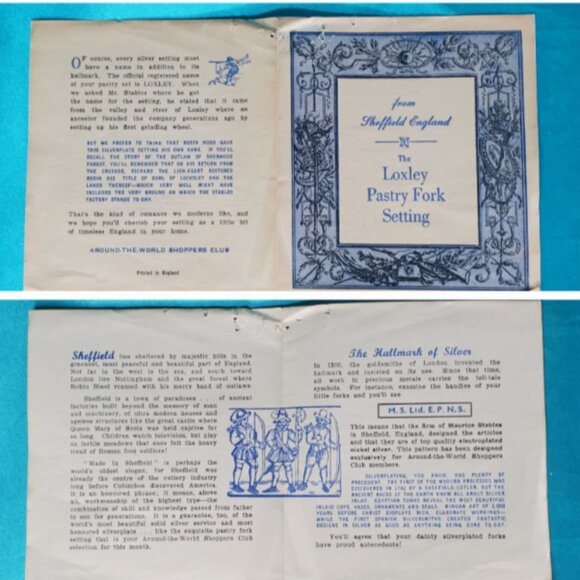 Vintage Miniature Dessert Forks Sheffield England - Picture 4 of 8